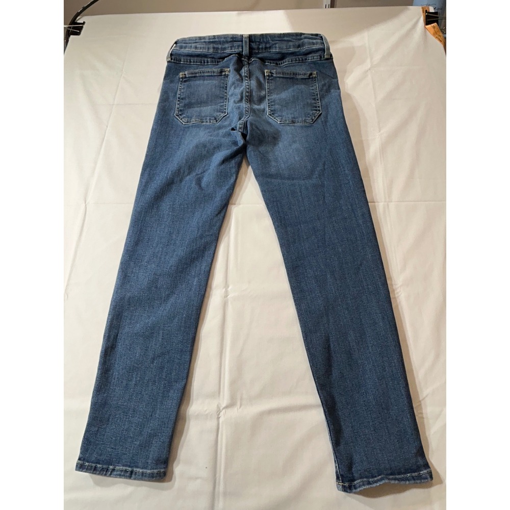 Just Black Denim Medium Wash Slim Straight Leg Petite Jeans Size 30P